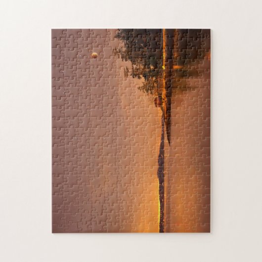 Lunar Eclipse | Victoria, British Columbia Puzzle (Vertikal)