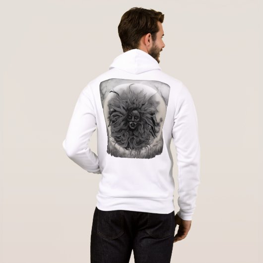 Lunar Fury Hoodie (Schwarz voll)