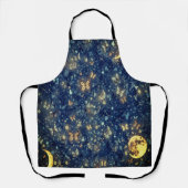 Lunar Glow Celestial Moon & Butterflies Cooking Schürze (Vorderseite)