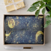 Lunar Glow Cosmic Night Garden Seidenpapier (Geschenk)