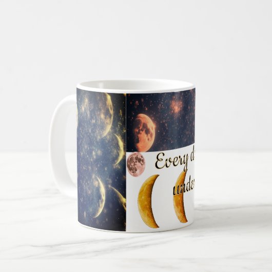 Lunar Glow Tasse - Cosmic Tee Coffee Cup (Vorderseite Links)
