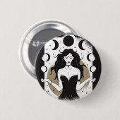 Lunar Goddess Button (Vorne & Hinten)