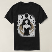 LUNAR GODESS Kostüm Wiccan Wicca Magick Mo T-Shirt (Design vorne)