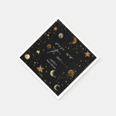 Lunar Gold Dream Party Napkins Serviette (Ecke)
