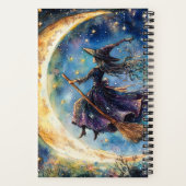 Lunar Hexe 5,5" x 8,5" Hardover-Notebook Notizblock (Rückseite)