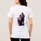 Lunar Howl: Wolf Pack Harmony Tri-Blend Shirt (Rückseite)