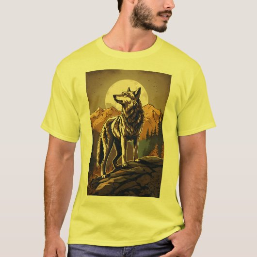 Lunar Howl: Wolf-T - Shirt (Vorderseite)