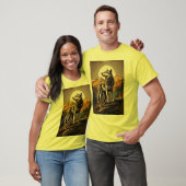 Lunar Howl: Wolf-T - Shirt (Unisex)