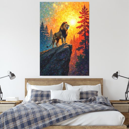 Lunar King Leinwanddruck (Insitu (Schlafzimmer))