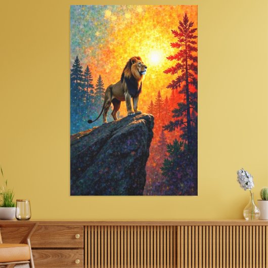 Lunar King Leinwanddruck (Insitu (Wohnzimmer))