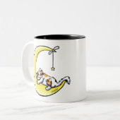 Lunar Liebe Calico Cat Tasse (Vorderseite Links)