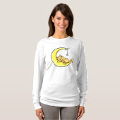 Lunar Liebe Orange Cat T - Shirt (Vorne ganz)