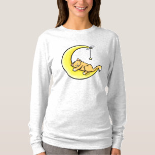 Lunar Liebe Orange Cat T - Shirt