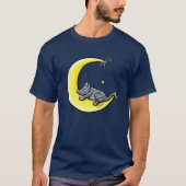 Lunar Liebe Tabby Cat T - Shirt (Vorderseite)