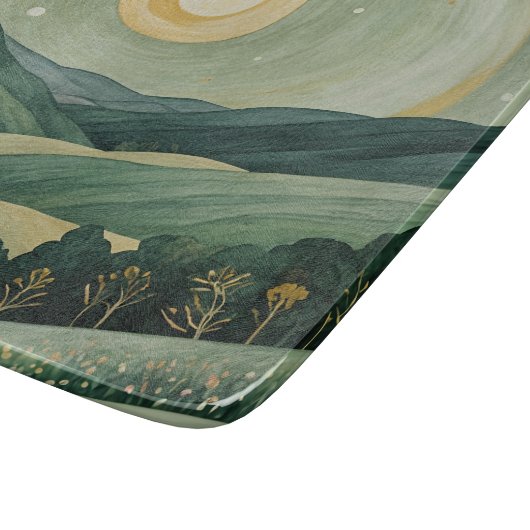 Lunar Lullaby Schneidebrett (Ecke)