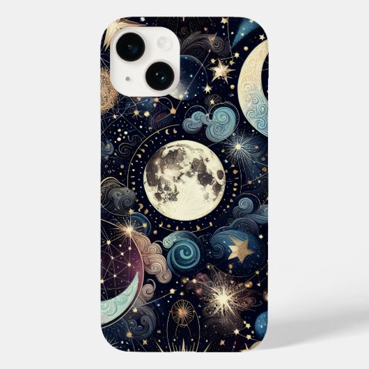 Lunar Magic Case-Mate iPhone Hülle (Rückseite)