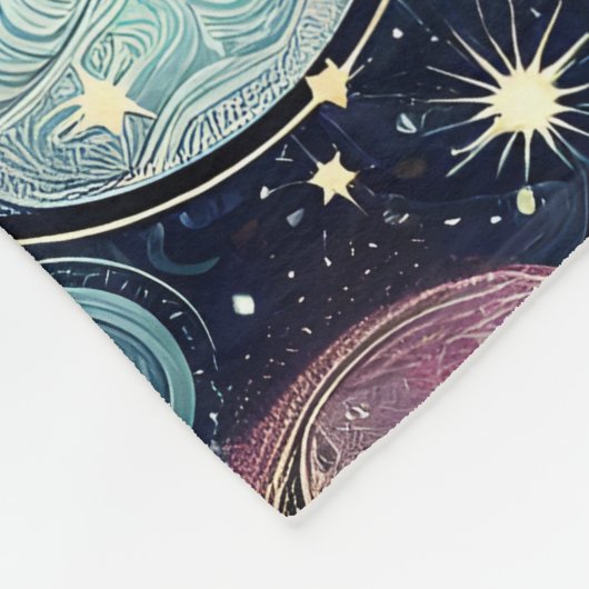 Lunar Magic Fleecedecke (Ecke)