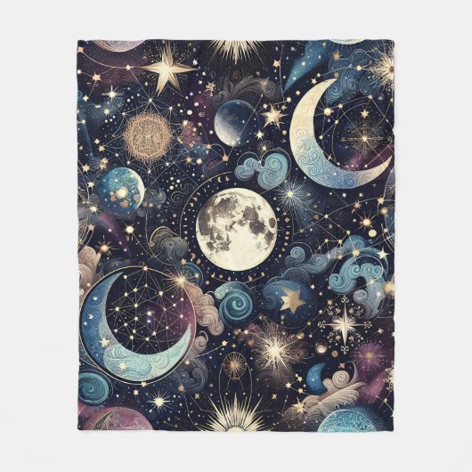 Lunar Magic Fleecedecke (Vorderseite)