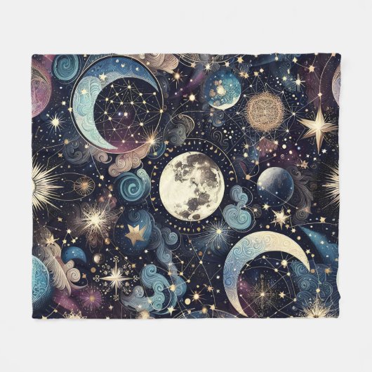 Lunar Magic Fleecedecke (Vorderseite (Horizontal))