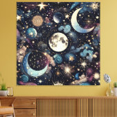 Lunar Magic Leinwanddruck (Insitu (Wohnzimmer))