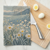 Lunar Meadow Personalisiert Geschirrtuch (Viertel Falte)