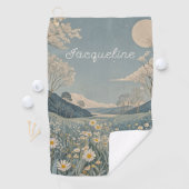 Lunar Meadow Personalisiert Golfhandtuch (Insitu)