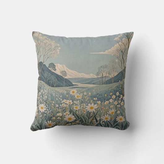 Lunar Meadow Personalisiert Kissen (Rückseite)