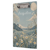 Lunar Meadow Personalisiert Klemmbrett (Links)
