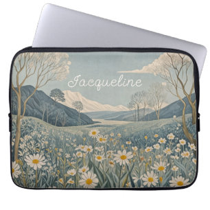 Lunar Meadow Personalisiert Laptopschutzhülle