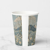 Lunar Meadow Personalisiert Pappbecher (Rechts)