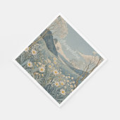 Lunar Meadow Personalisiert Serviette (Ecke)