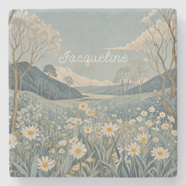 Lunar Meadow Personalisiert Steinuntersetzer