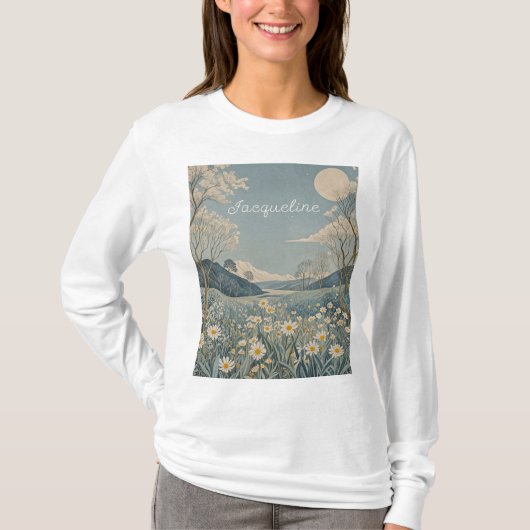 Lunar Meadow Personalisiert T-Shirt (Vorderseite)