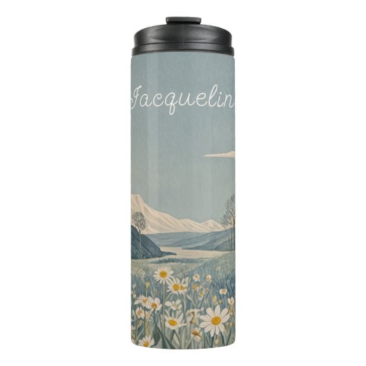 Lunar Meadow Personalisiert Thermosbecher (Vorderseite)