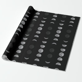 Lunar Moon Phases Celestial Geschenkpapier