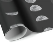 Lunar Moon Phases Celestial Geschenkpapier (Rolleneckpunkt)