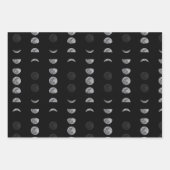 Lunar Moon Phases Celestial Geschenkpapier Set (Vorderseite 3)