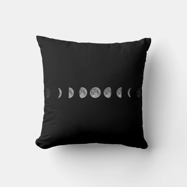 Lunar Moon Phases Celestial Kissen (Vorderseite)