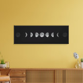 Lunar Moon Phases Celestial Leinwanddruck (Insitu (Wohnzimmer))