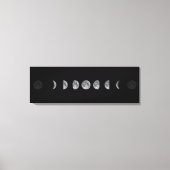 Lunar Moon Phases Celestial Leinwanddruck (Vorderseite)