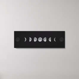 Lunar Moon Phases Celestial Leinwanddruck