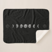 Lunar Moon Phases Celestial Sherpadecke (Vorderseite (Horizontal))