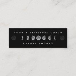 Lunar Moon Phases Celestial Yogi & Spirituelle Coa Mini Visitenkarte