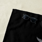 Lunar Moon Phases Celestized Customized Name Strandtuch (Beispiel)