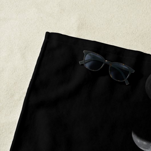 Lunar Moon Phases Celestized Customized Name Strandtuch (Beispiel)