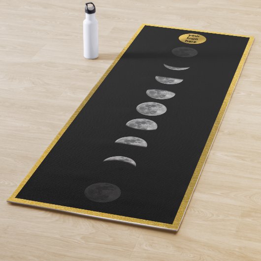 Lunar Moon Phases Studio Instructor Business Logo Yogamatte (Beispiel)