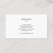 Lunar Moon Phones Energy Healer Visitenkarte (Rückseite)