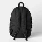 Lunar Moth Dream Bedruckter Rucksack (Rückseite)