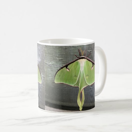 Lunar Moth Kaffeetasse (VorderseiteRechts)