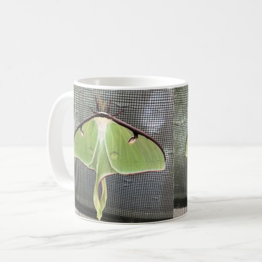 Lunar Moth Kaffeetasse (Vorderseite Links)